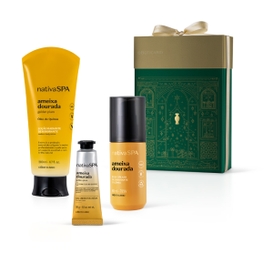Kit nativa SPA ameixa dourada