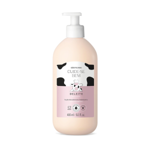 Cuide-se bem loção desodorante hidratante corporal cuide-se bem de leite 400 ml