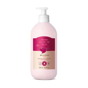 Loção desodorante hidratante corporal cuide-se bem beijinho 400  ml