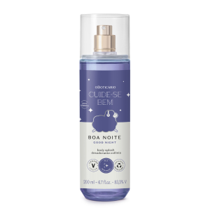 Body splash desodorante colônia cuide-se bem  boa noite 200 ml