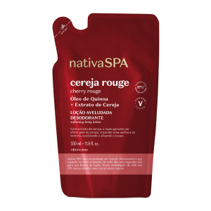 Nativa SPA refil loção aveludada desodorante corporal nativa SPA cereja luz 350 ml